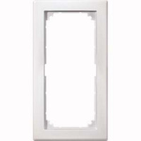 Merten Rahmen zweifach ohne Mittelsteg weiß, Retail