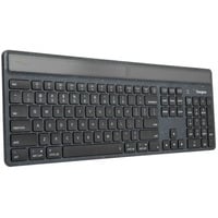Targus Sustainable Energy Harvesting EcoSmart, Tastatur schwarz, DE-Layout, Scherenmechanik