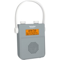 4019588039551 - 0000 3955 TechniSat DIGITRADIO 30 DAB+ Digitalradio (Duschradio Wasserdicht DAB+ Bluetooth UKW FM RDS LCD) grau