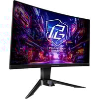ASRock PG27QRT2A, Gaming-Monitor 68.6 cm (27 Zoll), schwarz, QHD, VA, Curved, Free-Sync, Wi-Fi-Antenne, 180Hz Panel