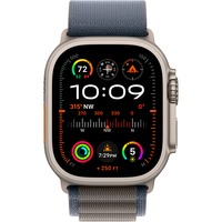 Apple Watch Ultra 2, Smartwatch dunkelblaugrau, 49 mm, Alpine Loop, Titangehäuse, Cellular