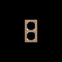 Busch-Jaeger Abdeckrahmen zwei fach holz, Retail