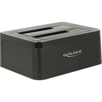 DELOCK 62661 - Dual Dockingstation 2.5''/ 3.5'' SATA HDD, USB 3.0, Clone