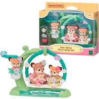 Sylvanian Families - Reh Babys mit Blumenschaukel Spielset, Konstruktionsspielzeug