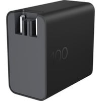 HP 100 W GaN-Wandladegerät schwarz, für Laptops, Smartphones und Tablets