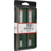 Kingston DIMM 64 GB DDR5-4800 (2x 32 GB) Dual-Kit, Arbeitsspeicher grün, KVR48U40BD8K2-64, Value RAM