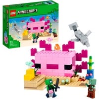 Image of 21247 Minecraft Das Axolotl-Haus, Konstruktionsspielzeug