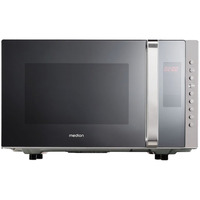 MD 17495 Mikrowelle Silber 800 W Timerfunktion mit Display