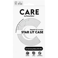 PanzerGlass Urban Combat Star Lit Case, Handyhülle transparent/weiß, Samsung Galaxy S25 Ultra, QI-kompatibel