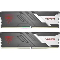 Patriot DIMM 48 GB DDR5-6000 (2x 24 GB) Dual-Kit, Arbeitsspeicher schwarz, PVVR548G600C36K, Viper Venom RGB, INTEL XMP, AMD EXPO