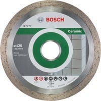 Bosch Professional Diamanttrennscheibe Standard for Ceramic, Ø 125mm 10 Stück, Bohrung 22,23mm