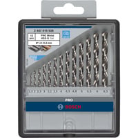 Bosch Professional PRO Metal HSS-G-Spiralbohrer-Satz, 135°, 13-teilig in Kassette