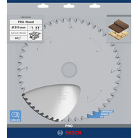 Bosch Professional PRO Wood Kreissägeblatt, Ø 315mm, 60Z Bohrung 30mm, für Tischkreissägen