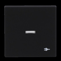 Busch-Jaeger Wippe mit Aufdruck schwarz, Retail