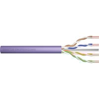 Digitus Professional Cat.6 U/UTP Verlegekabel simplex, Eca violett, 100 Meter Rolle