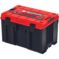 Einhell Systemkoffer E-Case M, Werkzeugkiste schwarz/rot