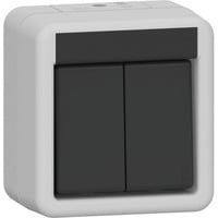 Gira GIRA Wippschalter Serien WG AP Grau 310530, Wippe grau, Retail