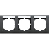 Merten Rahmen drei fach anthrazit, Retail