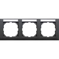 Merten Rahmen drei fach anthrazit, Retail