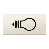 Merten Symbol Licht rechteckig, Schalter weiß, Retail