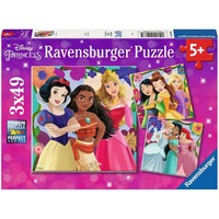 Ravensburger Kinderpuzzle Disney Princess Girl Power! 3x 49 Teile