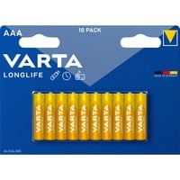 Varta Longlife, Batterie 10 Stück, AAA