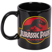 AK Tronic Software & Services Tasse "Jurassic Park Logo" schwarz, 315ml