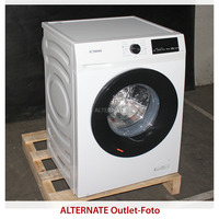 Bomann WA 7185, Waschmaschine weiß/schwarz