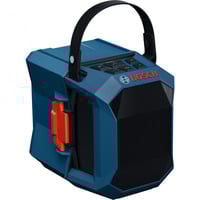 Bosch GPB 18V-1 C inkl. Batterieabdeckung, Lautsprecher blau/schwarz, Bluetooth, USB-C, Ohne Akku und Ladegerät