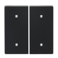 Busch-Jaeger Wippe zwei fach Elektroniktaster schwarz, Retail