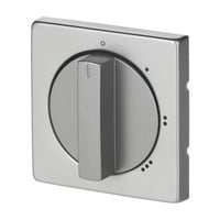 Busch-Jaeger Zentralscheibe Edelstahl Dreistufen Drehschalter, Abdeckung edelstahl, Retail