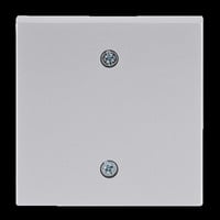 Busch-Jaeger Zentralscheibe für Zugschalter Schraubbefestigung, Abdeckung aluminium, Retail