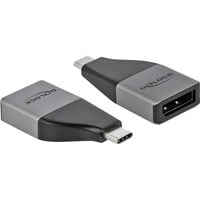 DeLOCK USB 3.2 Gen 1 Adapter, USB-C Stecker > DisplayPort Buchse grau/schwarz, 4K 60Hz