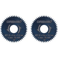 Dremel Kreissägeblatt  Ø 31,8 mm (546) 2 Stück, Schaft Ø 3,2 mm