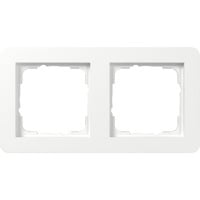 Gira Abdeckrahmen zwei fach weiß, Retail