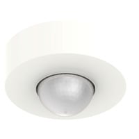 Merten Bewegungsmelder ARGUS 360 IP54 für Deckenmontage mit 360 Grad Erfassungswinkel weiß (glänzend), Retail
