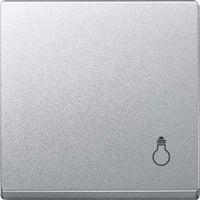 Merten Wippe Licht Wechsel Schalter Kreuz Schalter Taster Einsatz einteilig aluminium, Retail