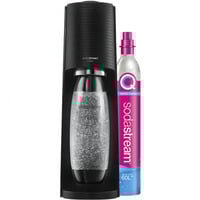 SodaStream Wassersprudler TERRA schwarz, inkl. 1 PET-Flasche + 1 CO₂-Zylinder