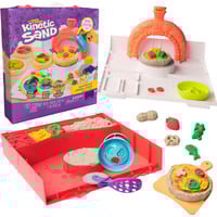 Spin Master Kinetic Sand - Squish Pizza Set, Spielsand 453 Gramm Sand
