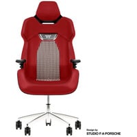 Thermaltake ARGENT E700 Design by Studio F. A. Porsche, Gaming-Stuhl rot/schwarz, Storm Black Houndstooth Fabric