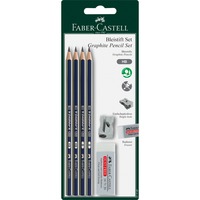 4005402111978 - Faber Castell - Faber Bleistiftset Goldfaber +Spitzer+Radierer (211197)