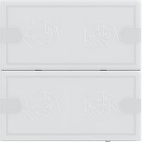 4010337070856 - KNX Tastsensor Komfort Zweifach für Gira One und KNX mit Raumthermostat