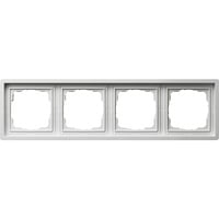 Gira Rahmen vierfach Rahmen weiß glänzend Retail