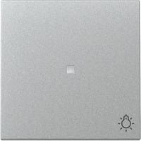 Gira Wippe Kontrollfenster und Symbol aluminium, Retail