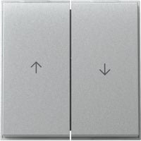 Gira Wippe zweifach mit zwei Pfeilsymbolen aluminium, Retail