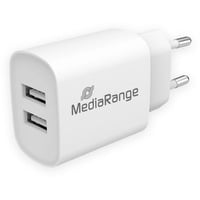 MediaRange 12W Schnellladeadapter, Ladegerät weiß