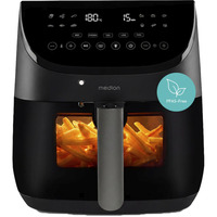 Medion Heißluftfritteuse Life X20 MD 13060 XL schwarz, 1.700 Watt, Korb 6,6 Liter