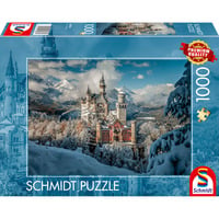 Schmidt Spiele Winterliches Schloss Neuschwanstein, Puzzle 1000 Teile