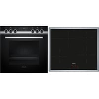 Siemens EQ522IA01, Herdset schwarz/silber