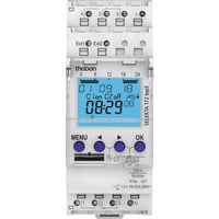 Theben SELEKTA 172 top3, Zeitschaltuhr Astro-Zeitschaltuhr mit Wochenprogramm, 2 Kanäle